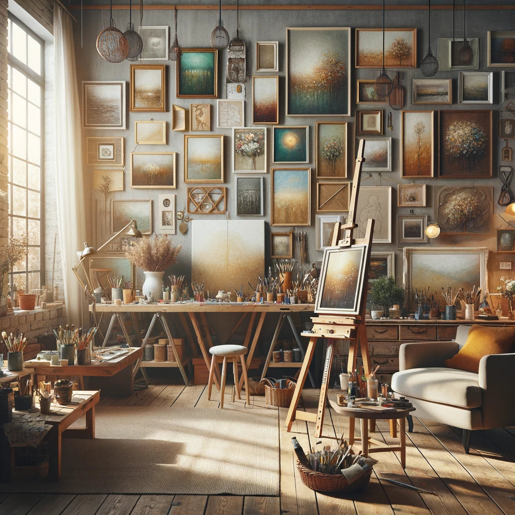 Malen nach Zahlen mit Rahmen