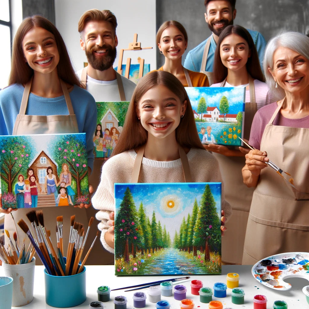 Kann ich Workshops zum Malen nach Zahlen besuchen?