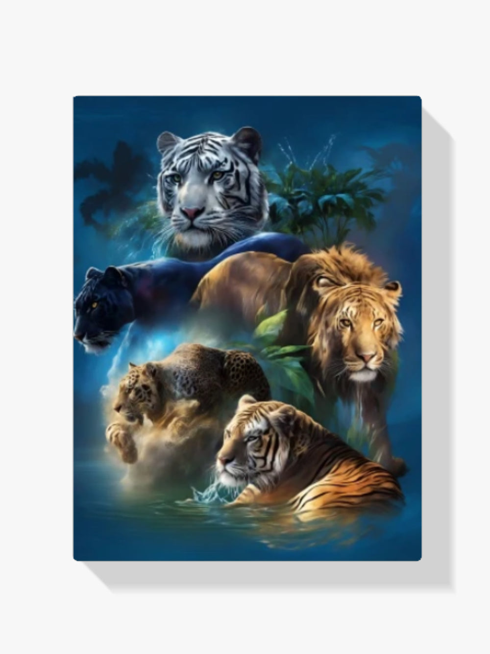 5 Kätzchen - Malen nach Zahlen