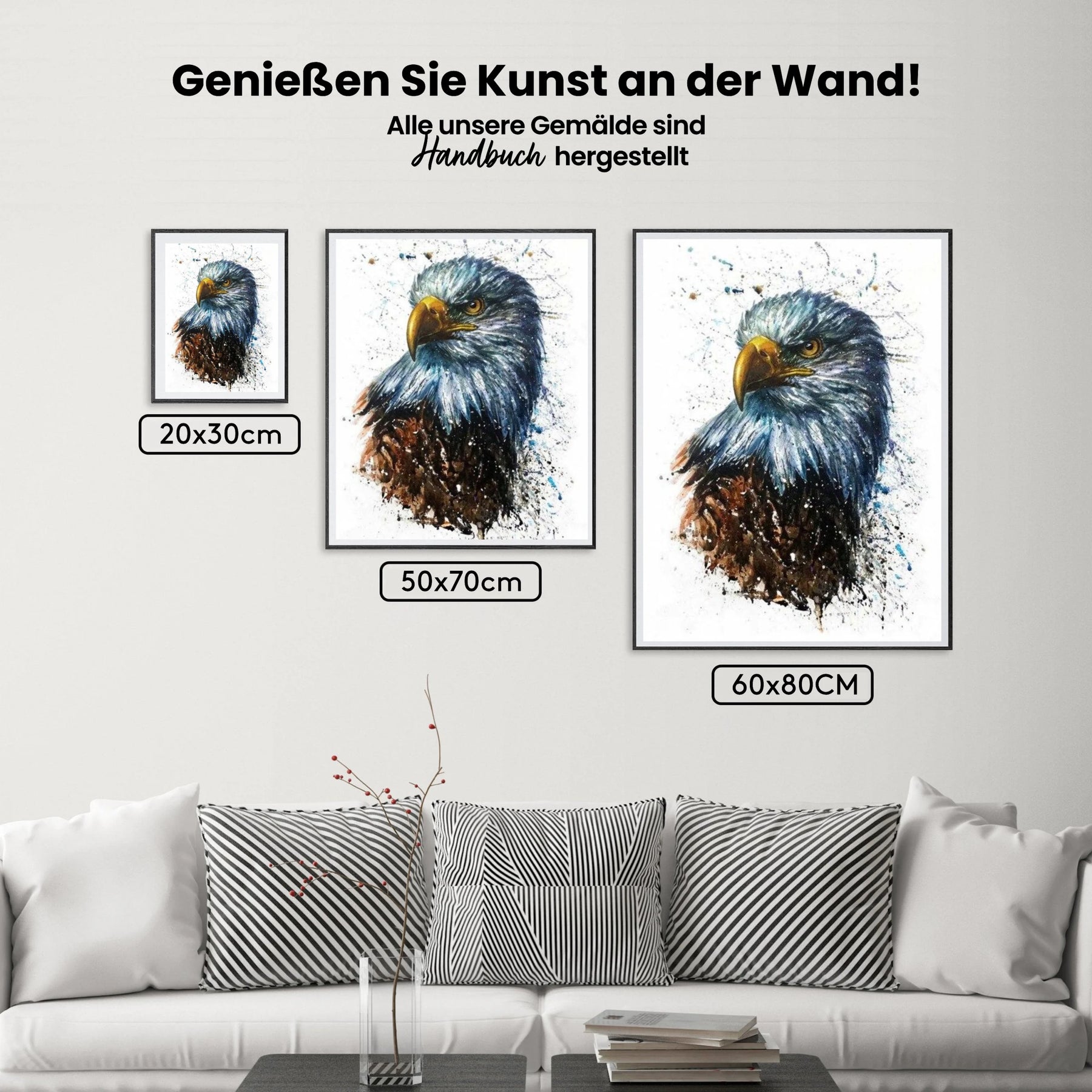 Adler - Malen nach Zahlen