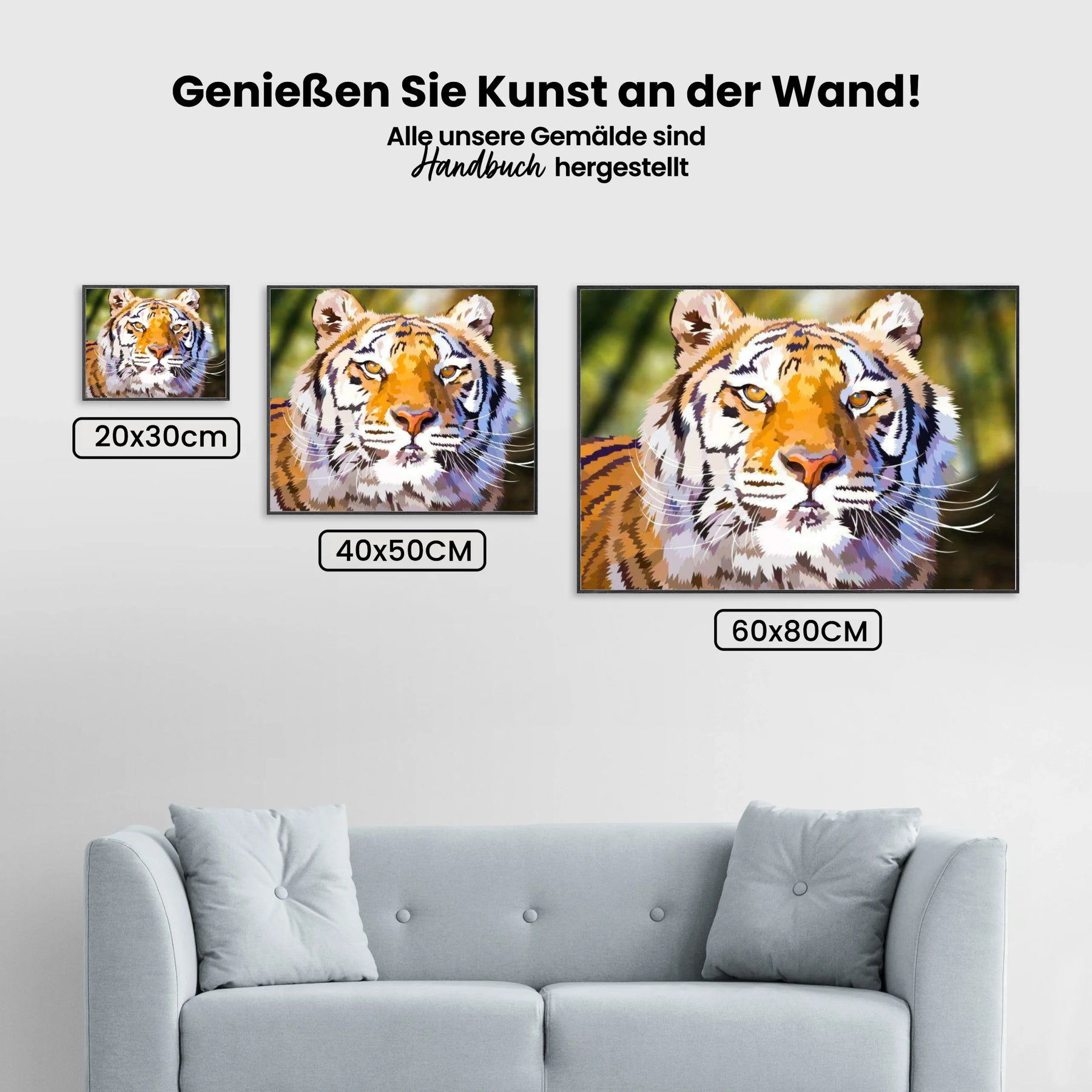 Bengalischer Tiger - Malen nach Zahlen