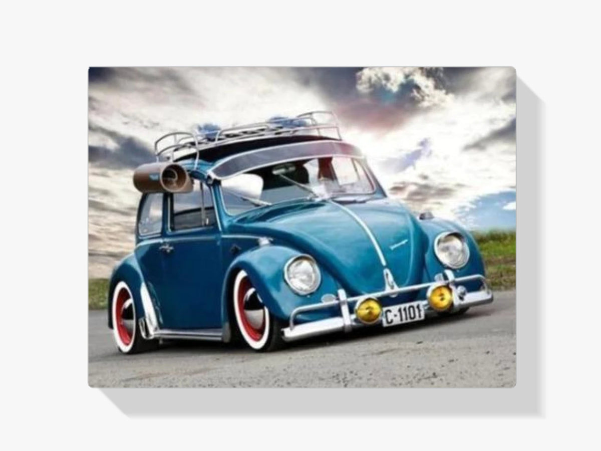 Blauer Käfer - Malen nach Zahlen