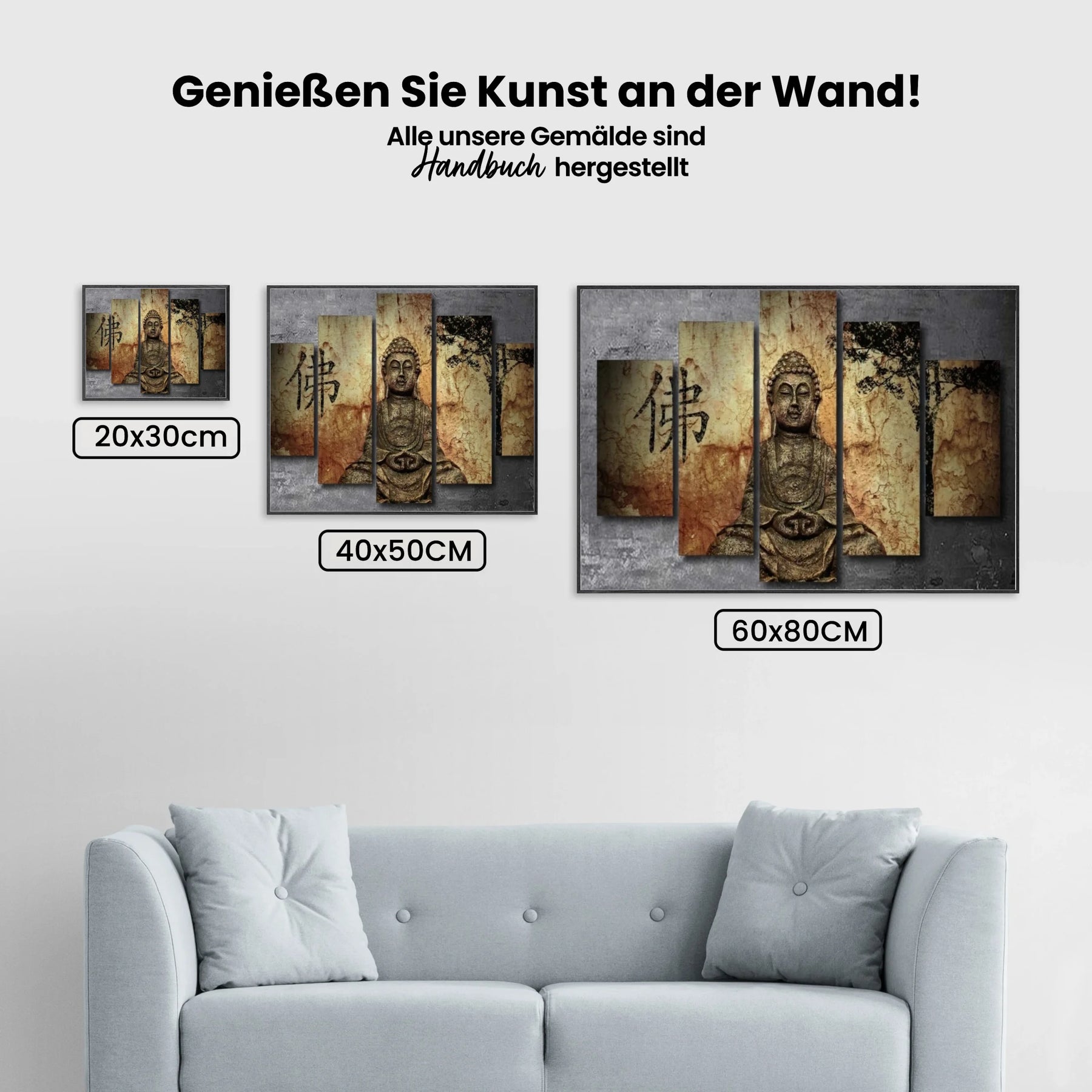 Buddha Chinesische Zeichen - Malen nach Zahlen