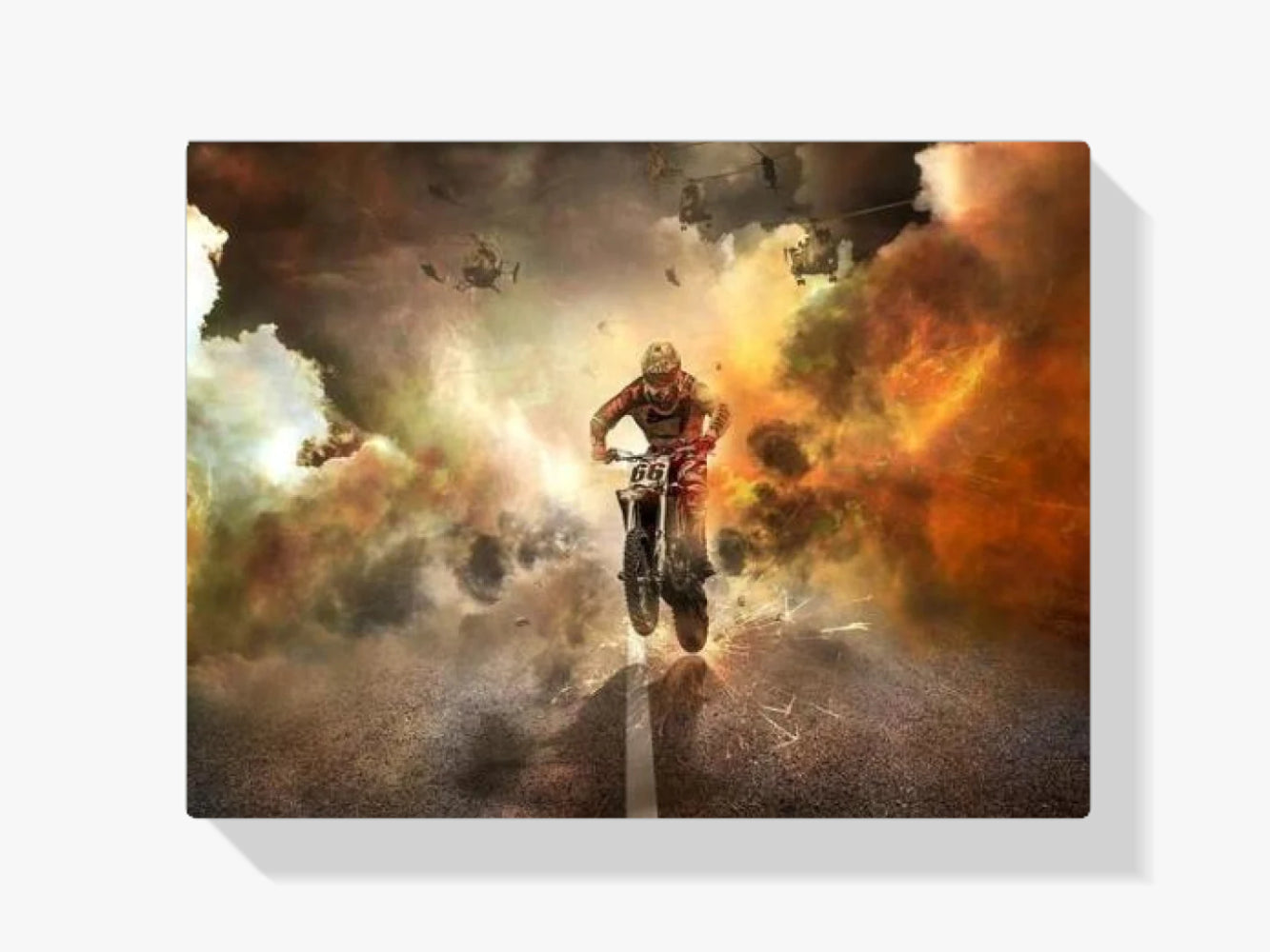 Cross-Bike - Malen nach Zahlen