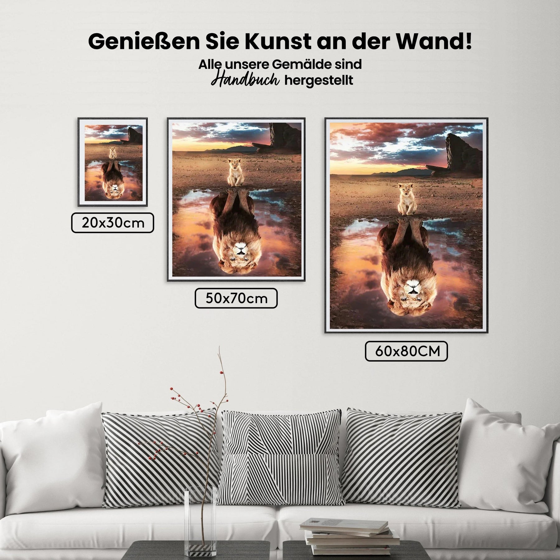 Cub - Löwe - Malen nach Zahlen