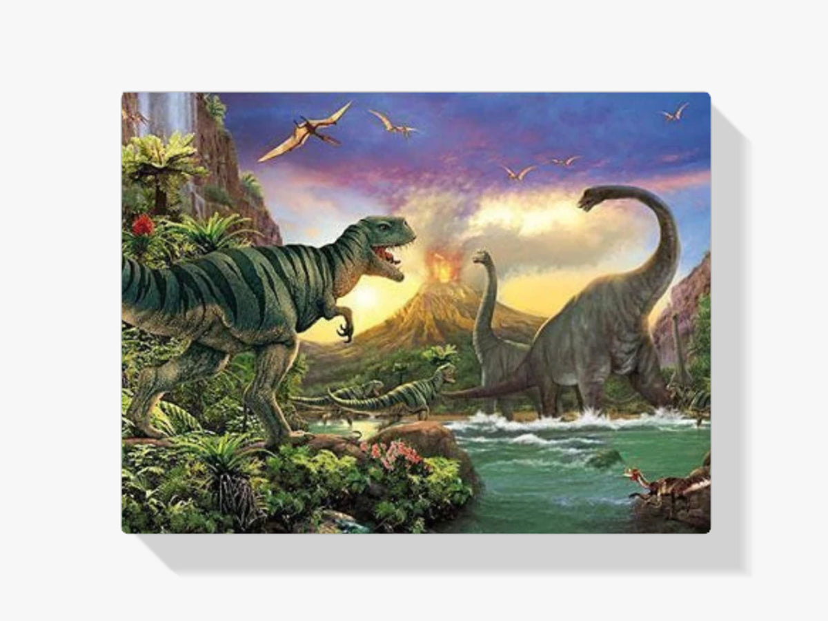 Dinosaurier - Malen nach Zahlen