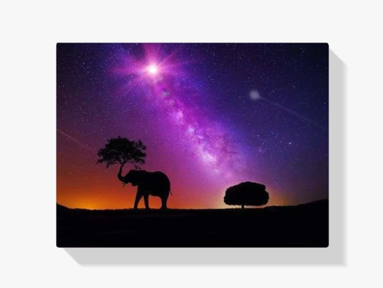 Elefant und Weltraum - Malen nach Zahlen