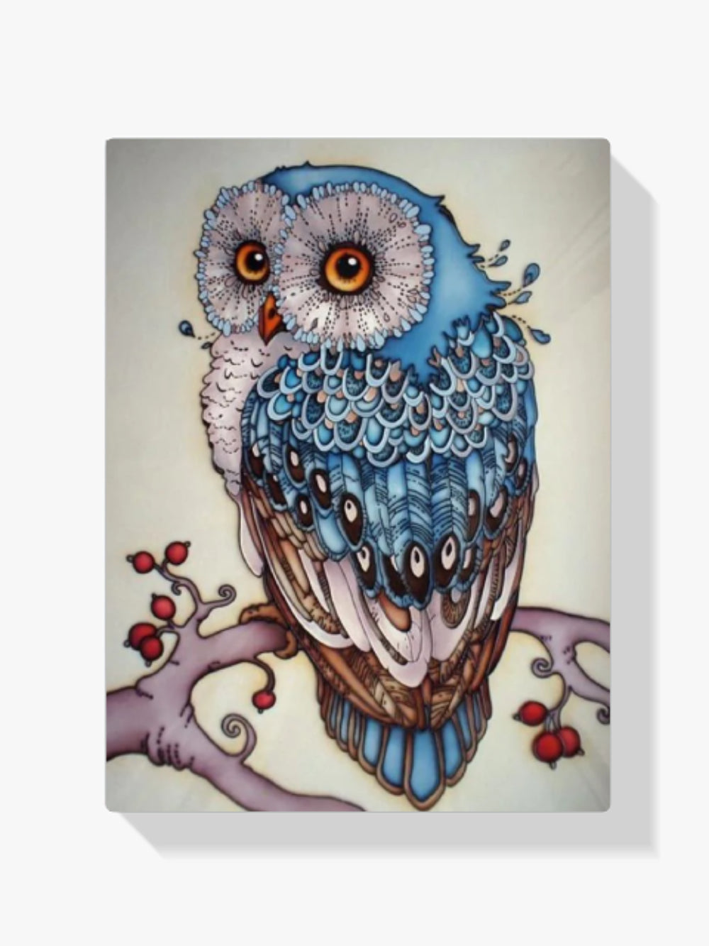 Eule - Malen nach Zahlen