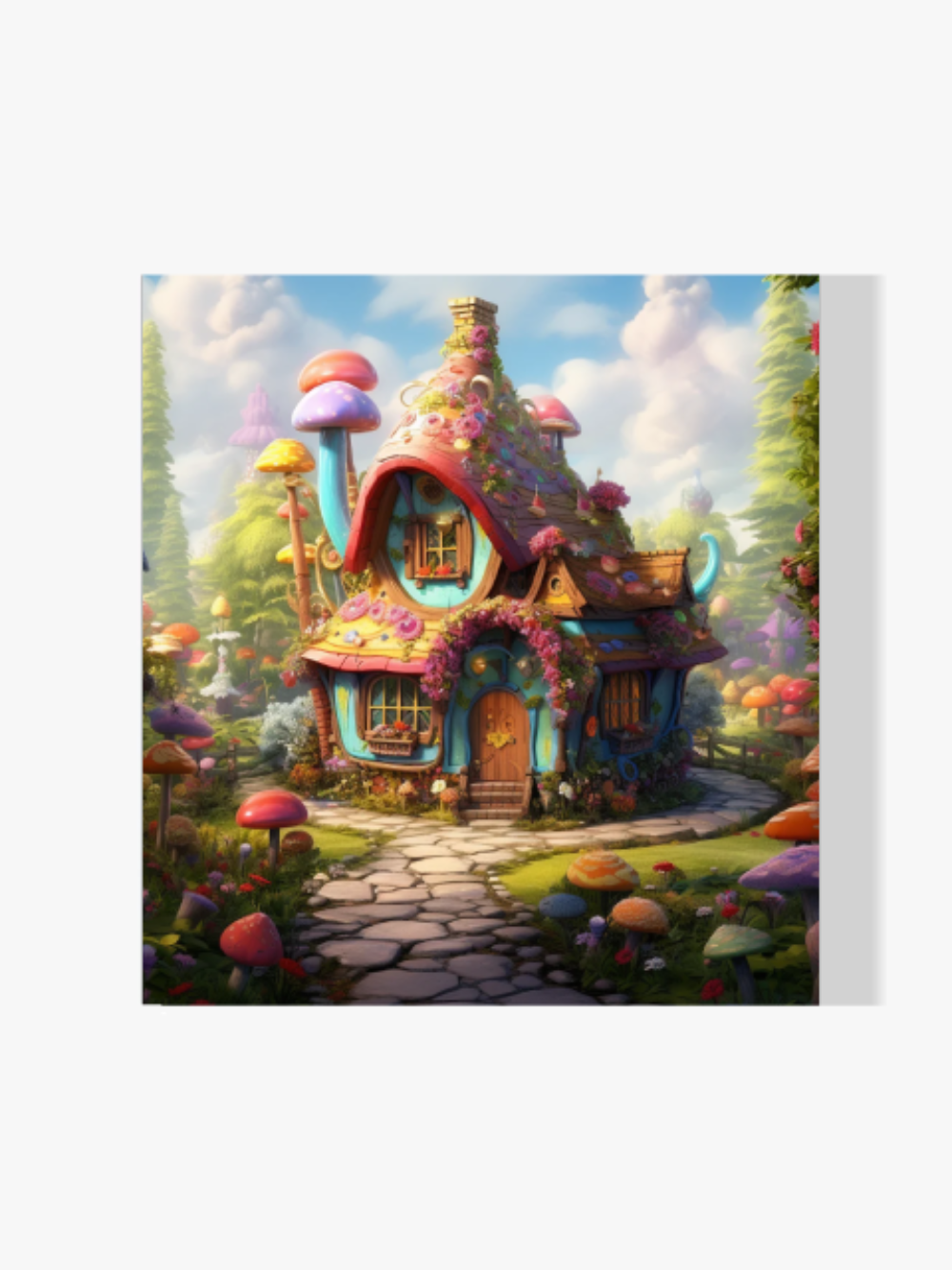 Fantasie Haus - Malen nach Zahlen