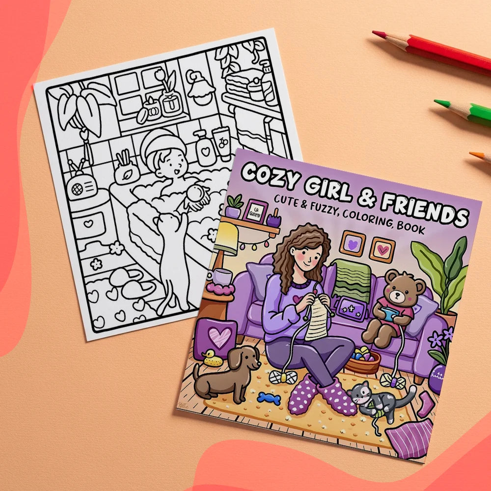 Farben nach Zahlen - Gemütliche Tage mit Freunden