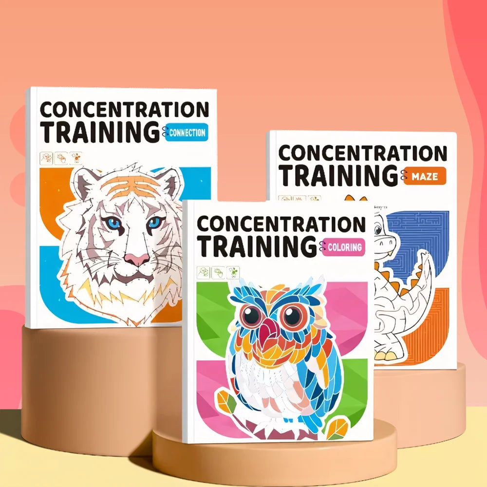 Farben nach Zahlen - Konzentrationsbeherrschung