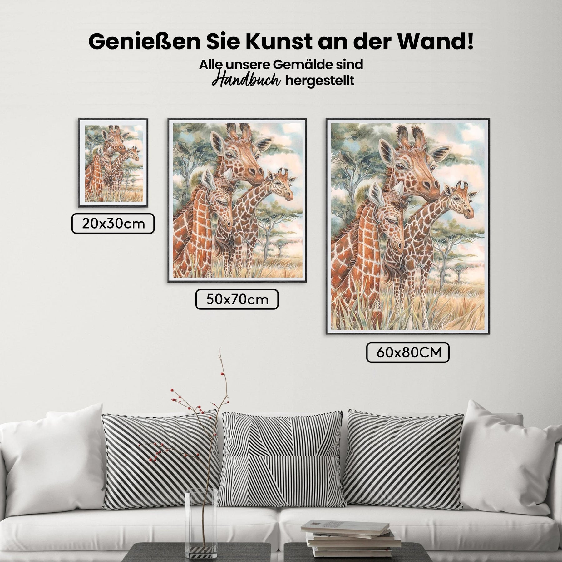 Giraffe - Malen nach Zahlen