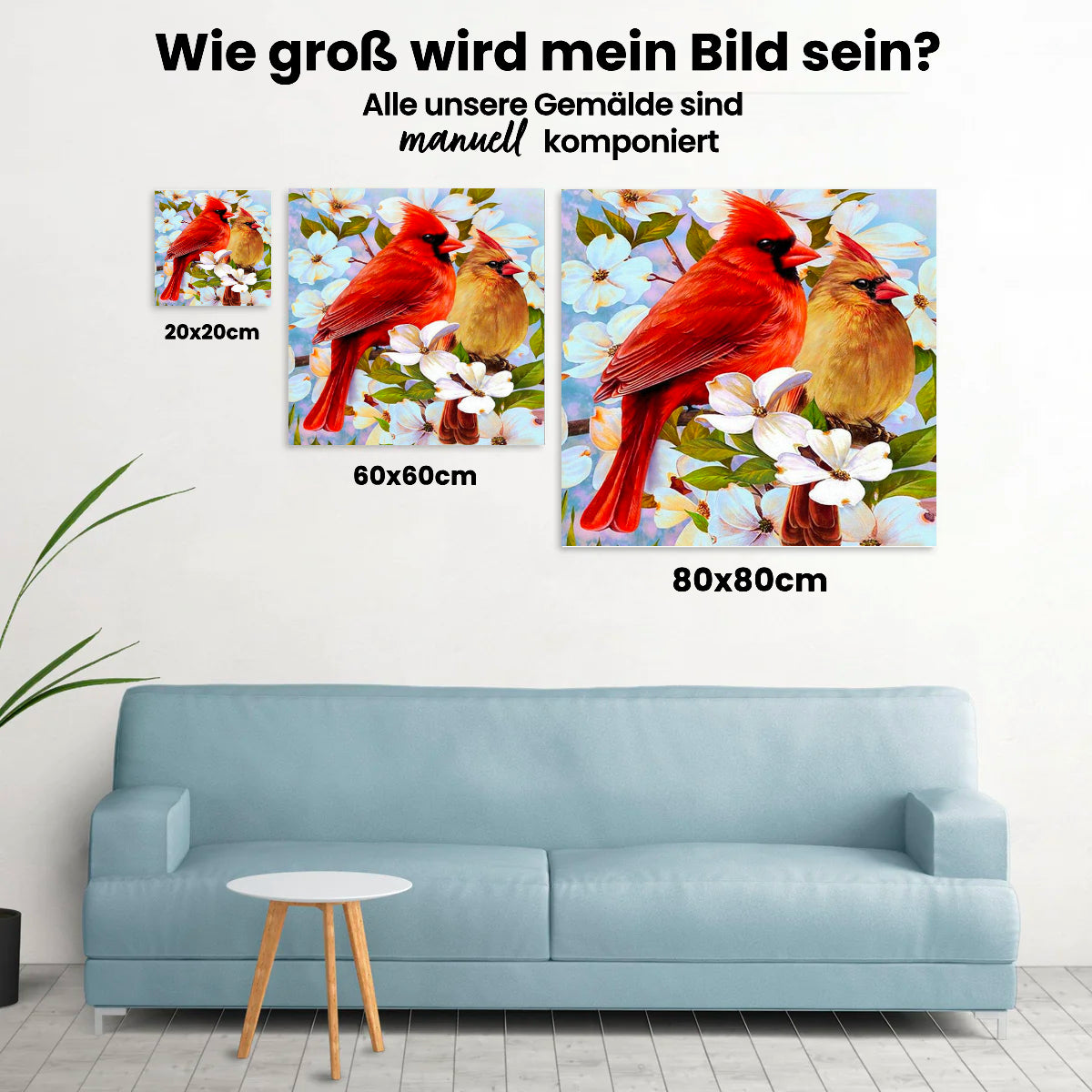 Haubenmeise - Malen nach Zahlen