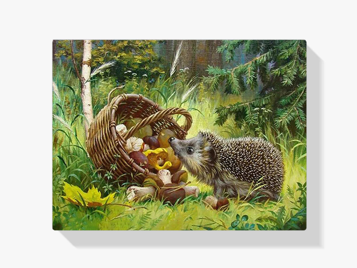 Igel - Malen nach Zahlen