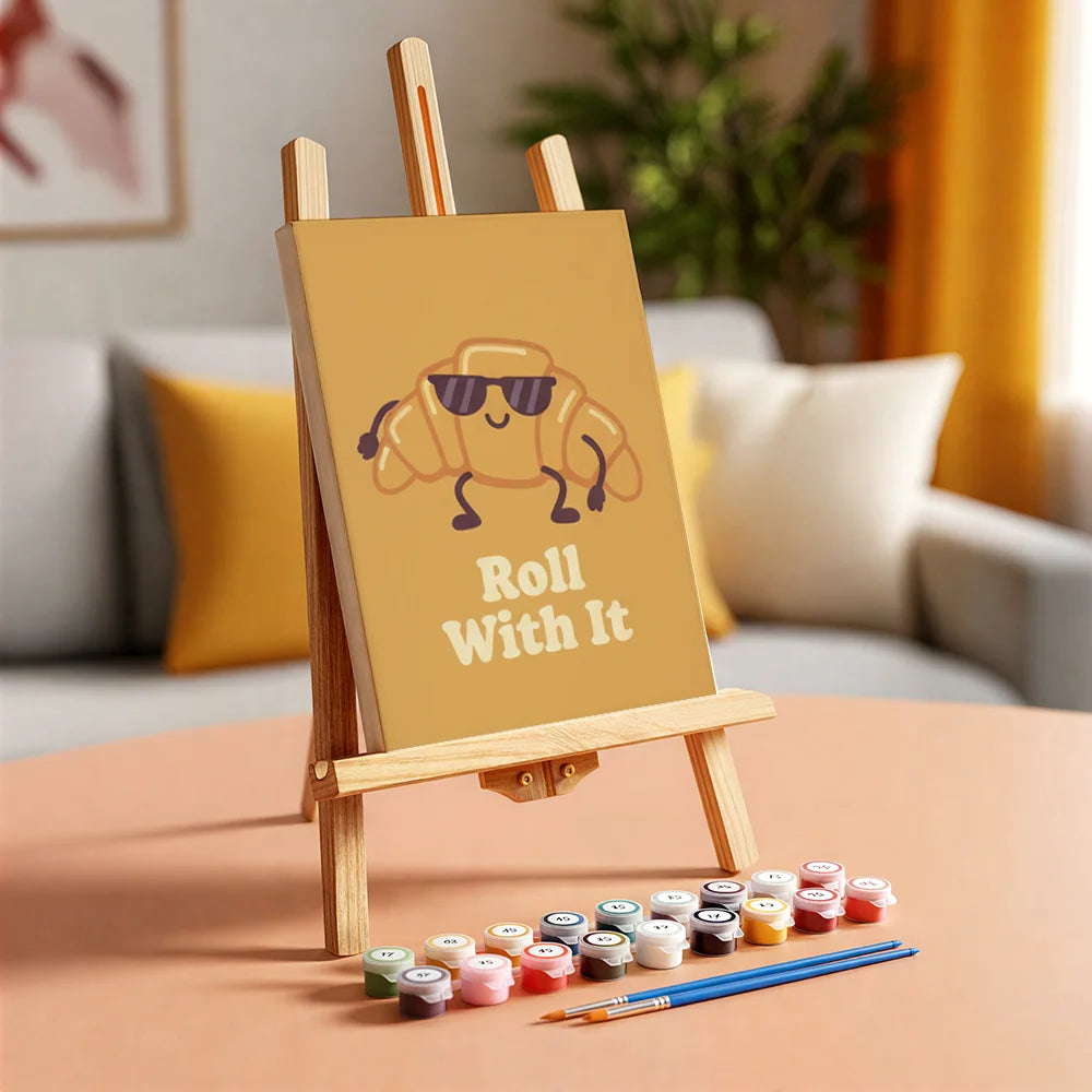 Malen nach Zahlen - 6 Mini-Gemälde | Kaffee & Entspannung