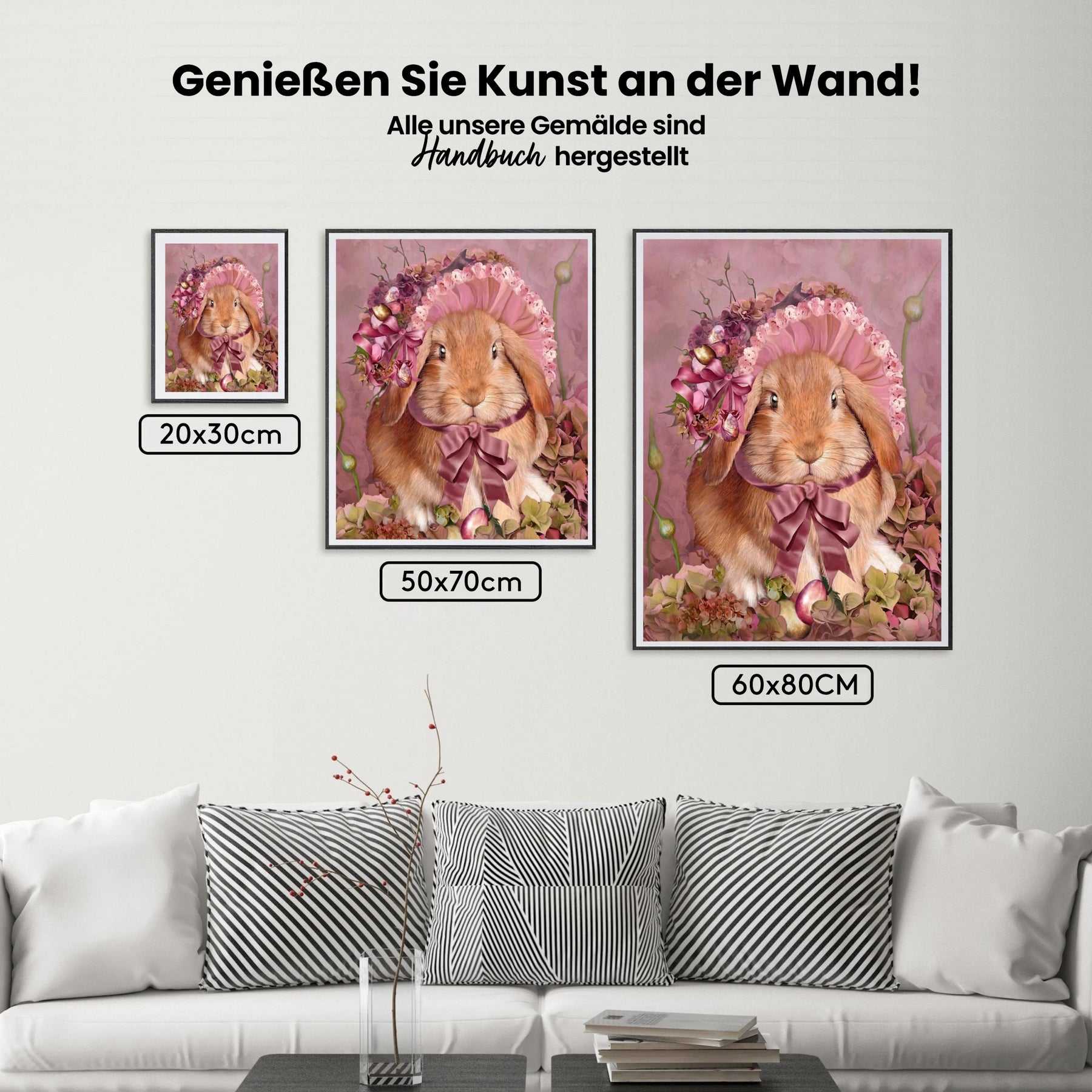 Kaninchen - Malen nach Zahlen