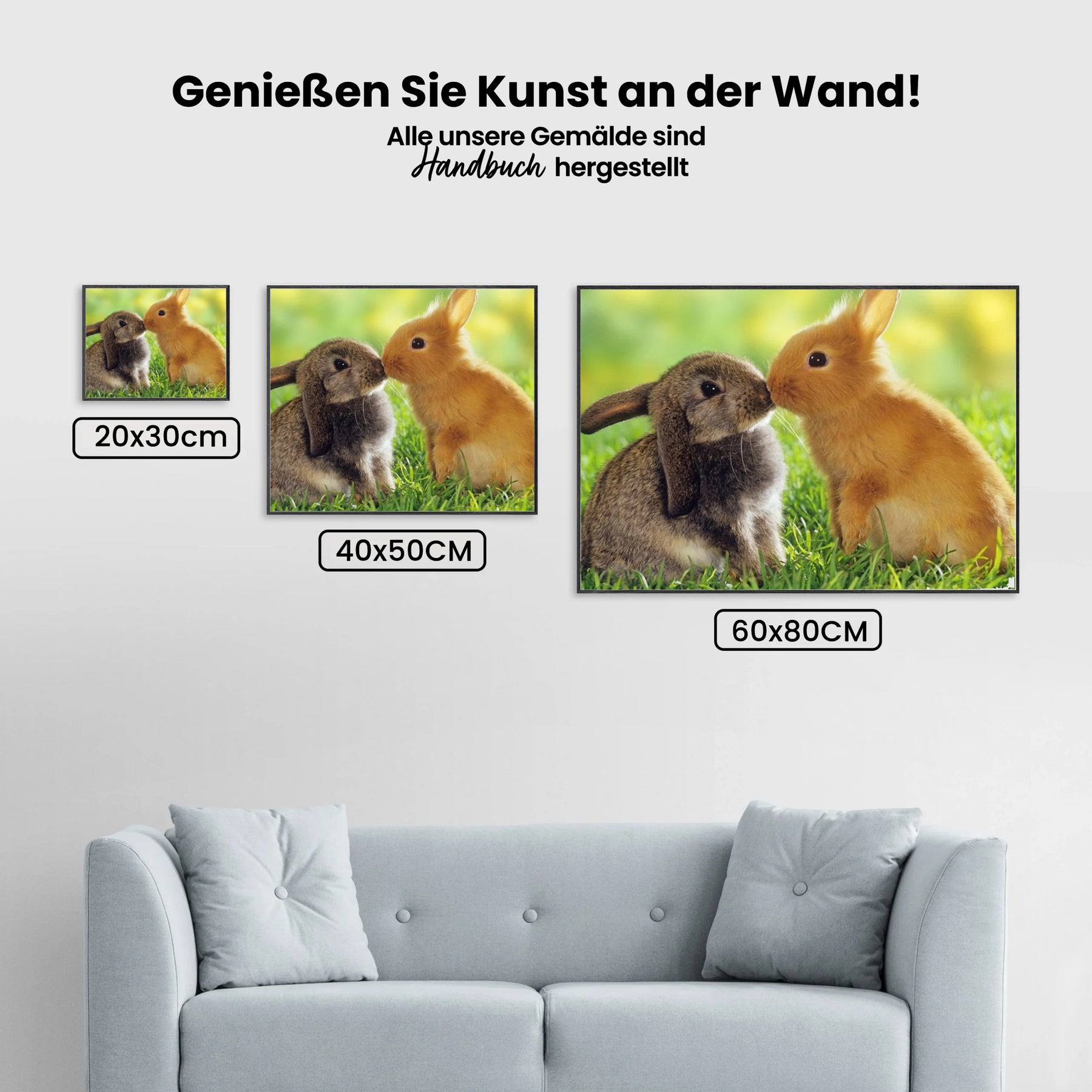 Kaninchen - Malen nach Zahlen