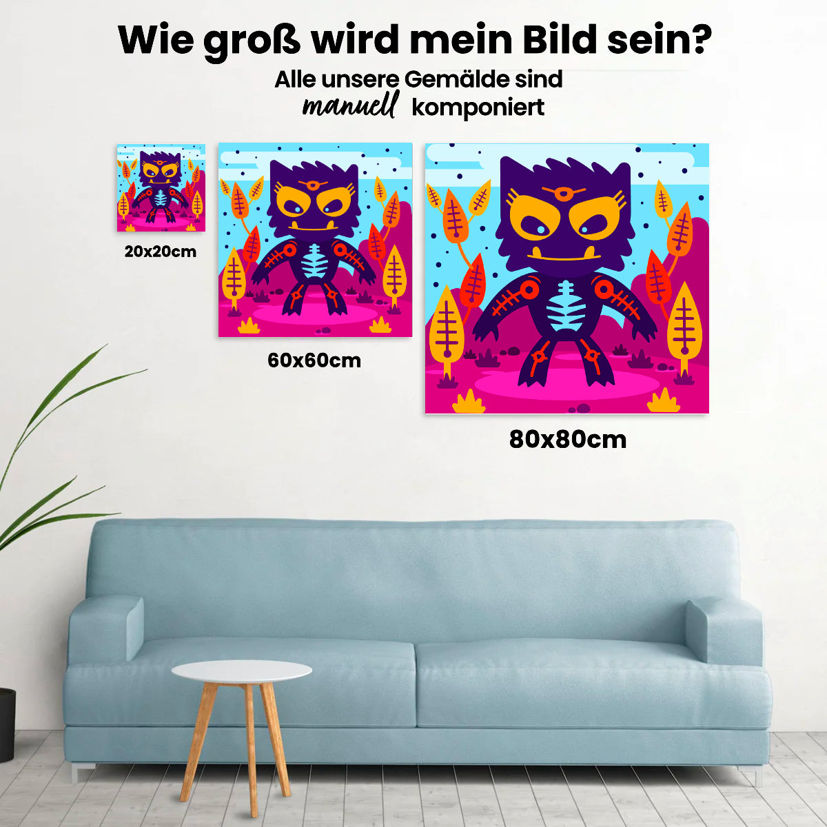 Katze der Superheld - Malen nach Zahlen