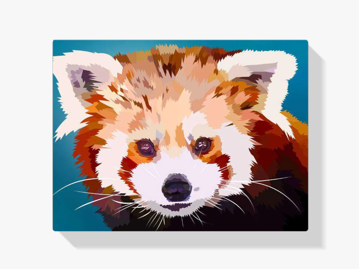 Kleiner Panda - Malen nach Zahlen