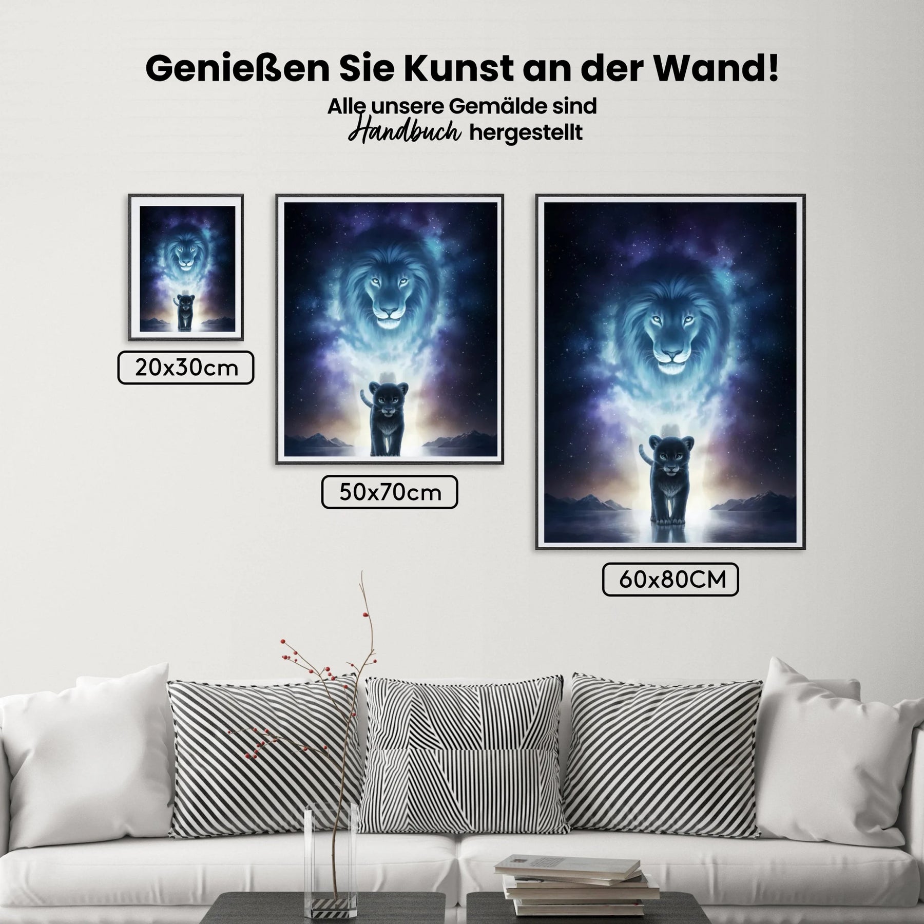 Kleiner starker Löwe - Malen nach Zahlen