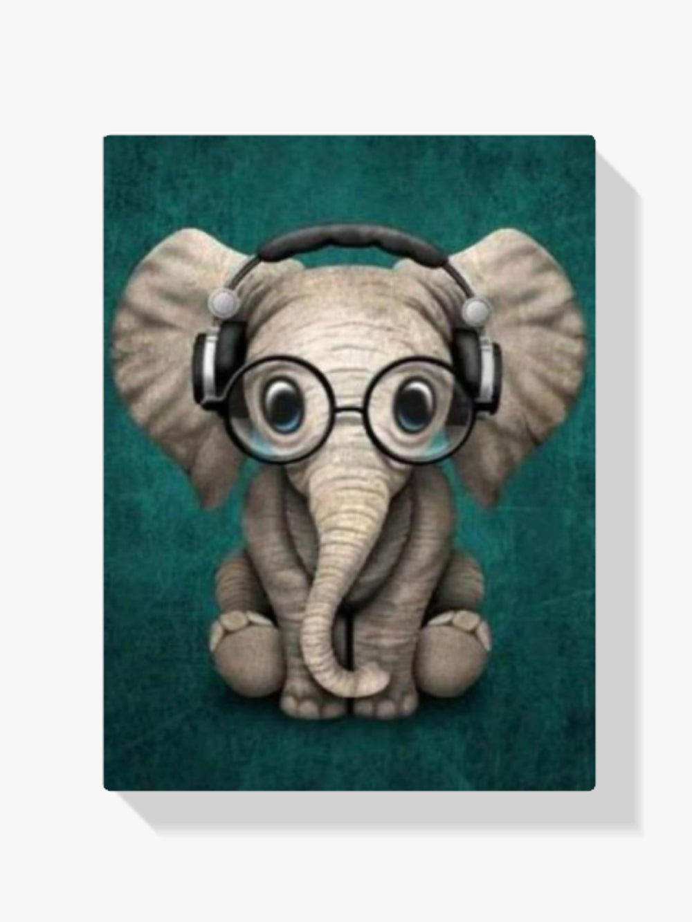 Kühler Elefant - Malen nach Zahlen