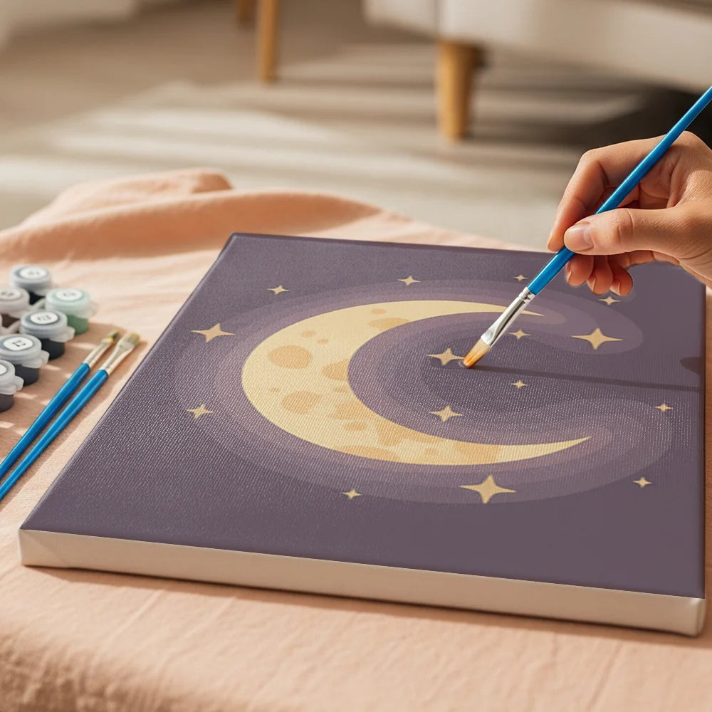 Malen nach Zahlen - 6 Mini-Gemälde | Magie und Zauber