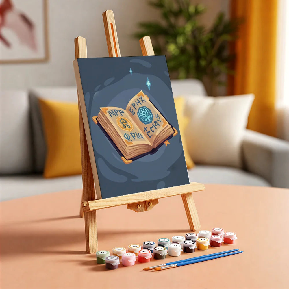 Malen nach Zahlen - 6 Mini-Gemälde | Magie und Zauber