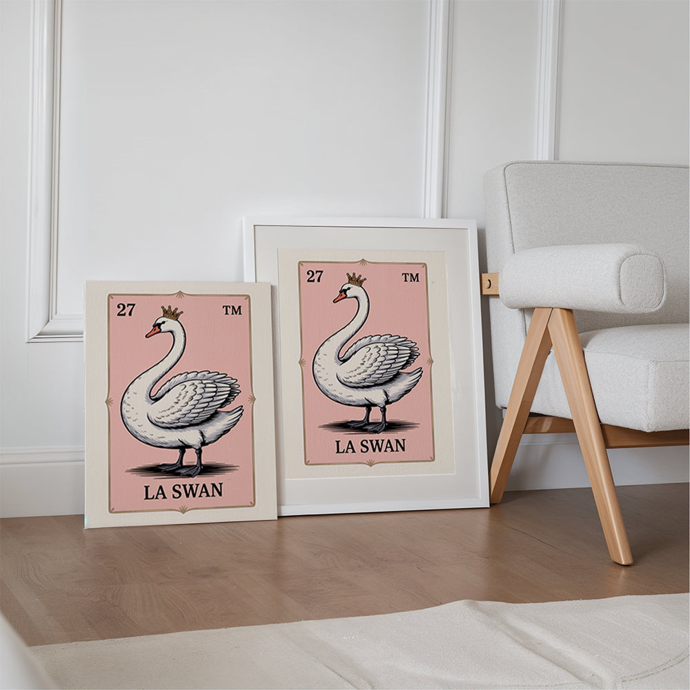 Malen nach Zahlen - 6 Mini-Gemälde | Denk Rosa-Set