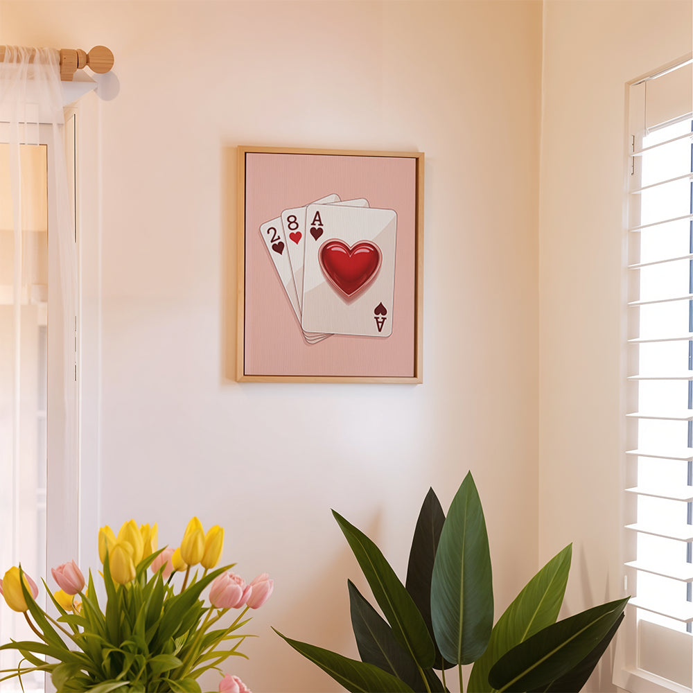 Malen nach Zahlen - 6 Mini-Gemälde | Denk Rosa-Set