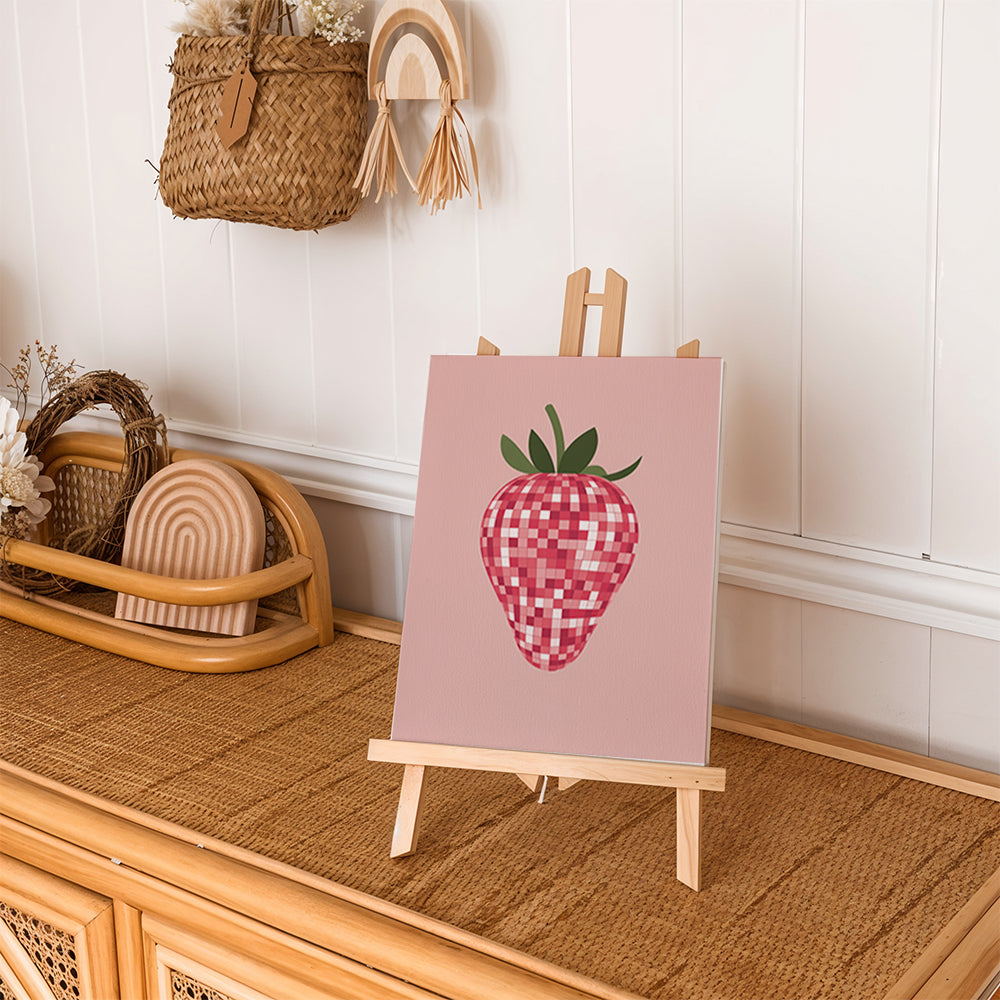 Malen nach Zahlen - 6 Mini-Gemälde | Denk Rosa-Set