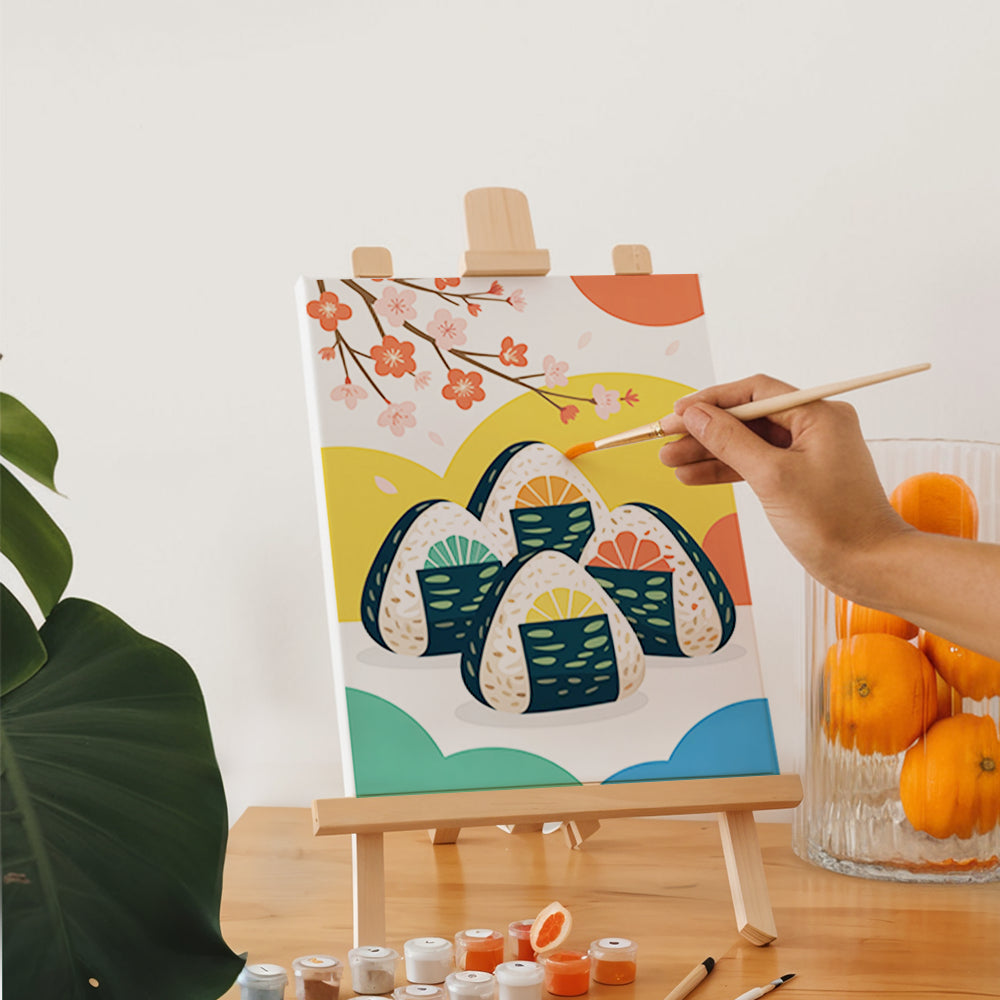 Malen nach Zahlen - 6 Mini-Gemälde | Genießen Sie Japan-Set