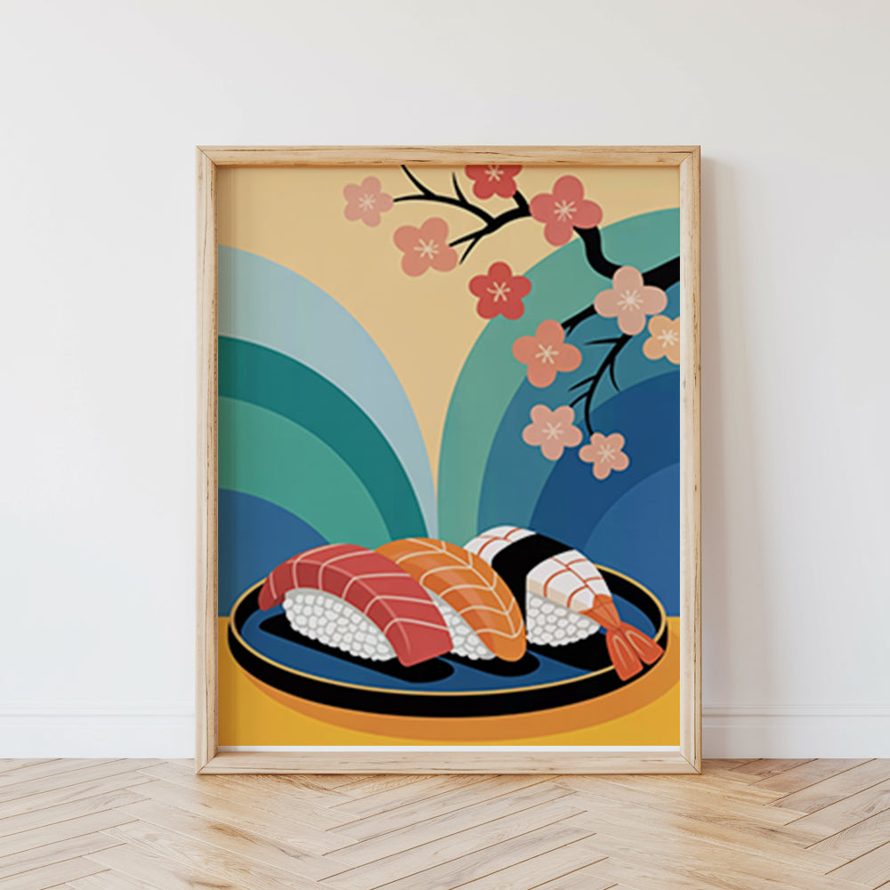 Malen nach Zahlen - 6 Mini-Gemälde | Genießen Sie Japan-Set