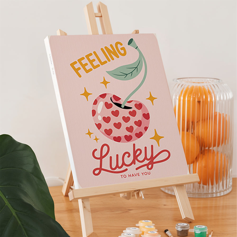 Malen nach Zahlen - 6 Mini-Gemälde | Glänze den ganzen Tag-Set