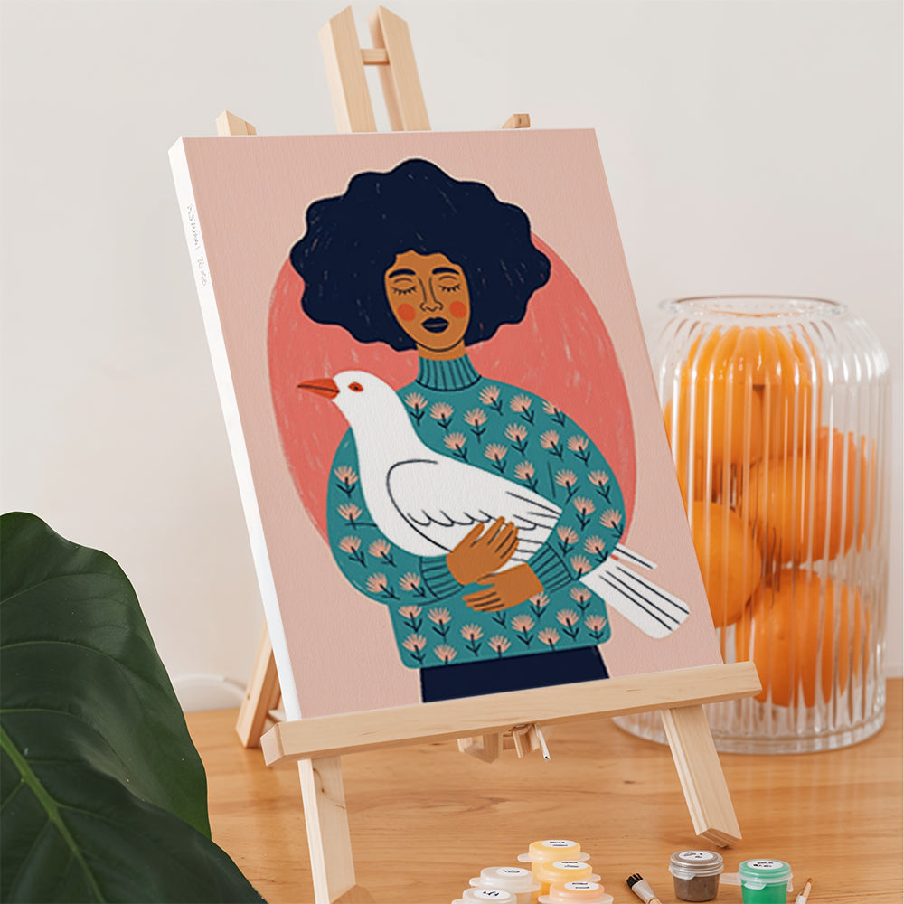 Malen nach Zahlen - 6 Mini-Gemälde | Seelenfreunde-Set