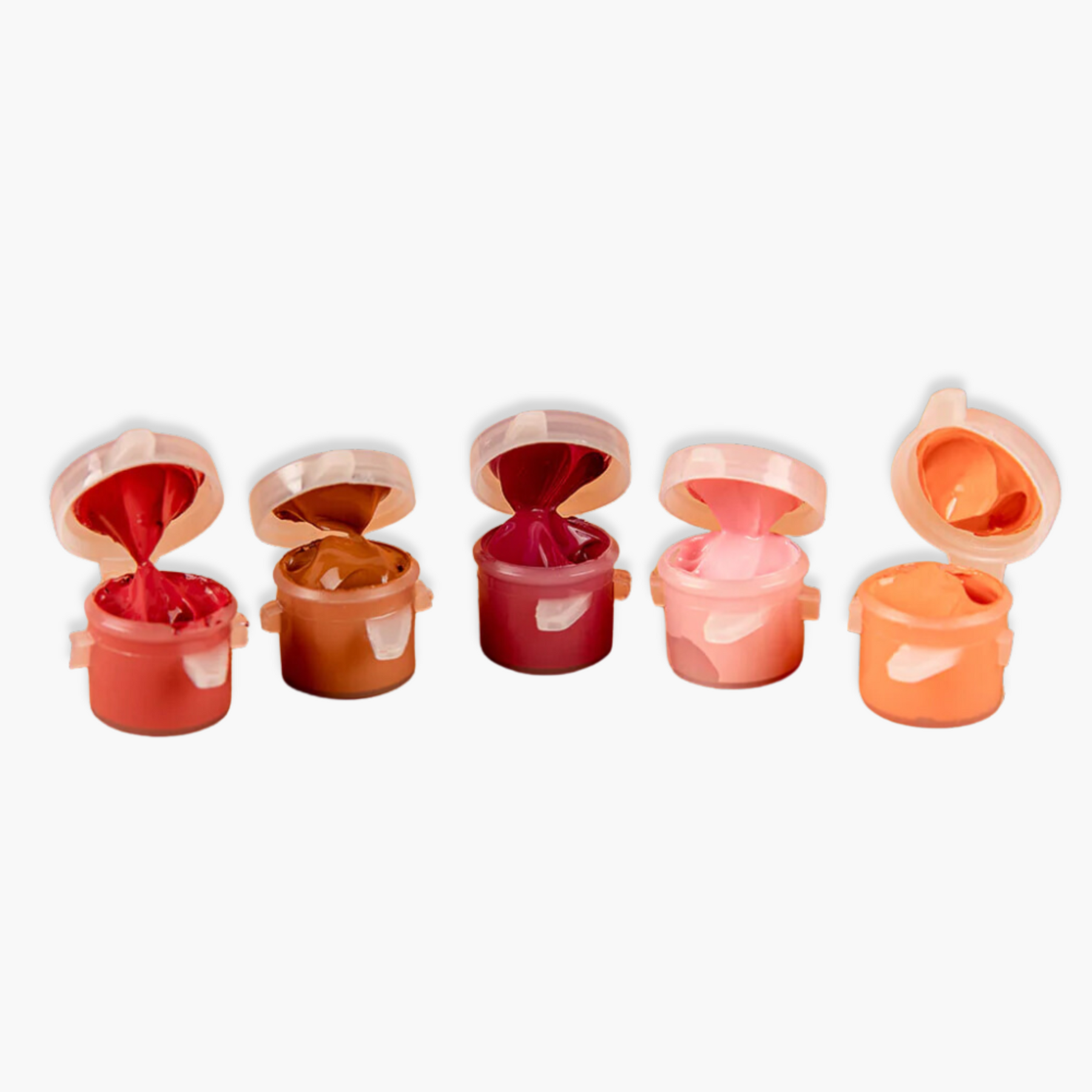 Malen nach Zahlen Acrylfarbe Töpfe Nahaufnahme