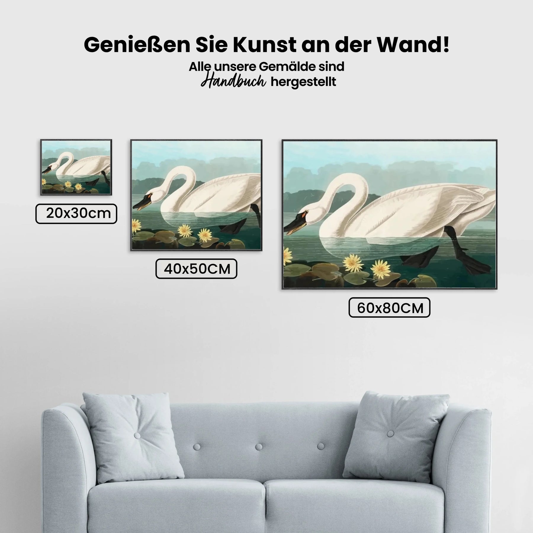 Malen nach Zahlen – Amerikanischer Schwan