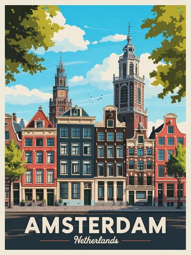 Malen nach Zahlen – Amsterdam, Niederlande (2)