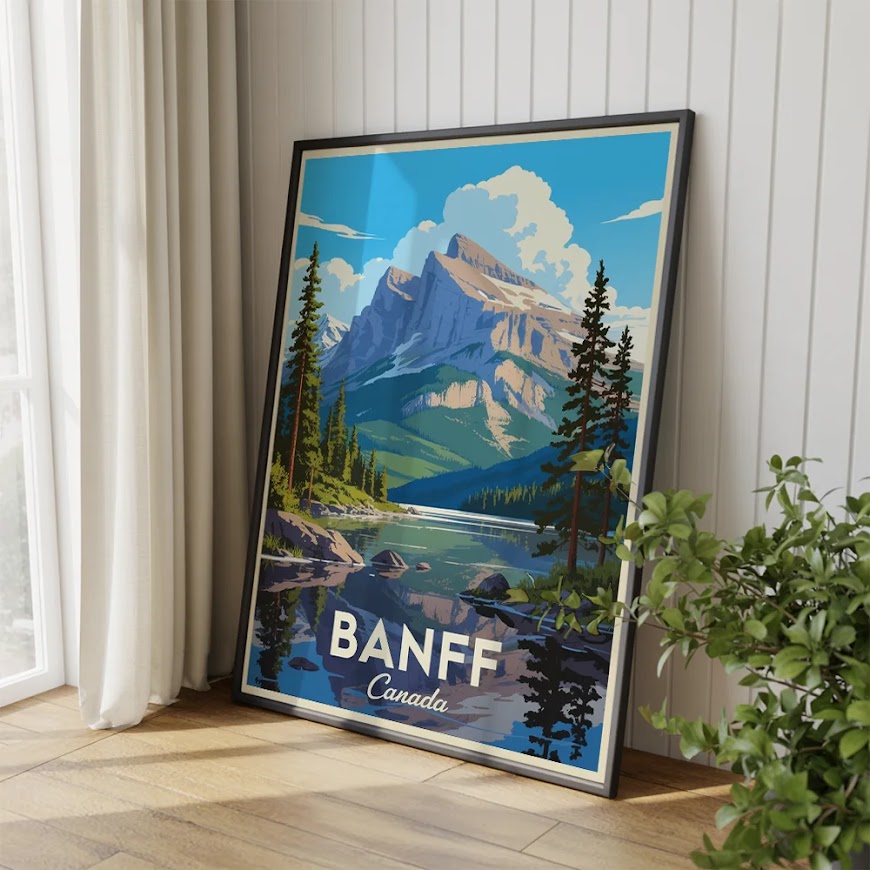 Malen nach Zahlen - Banff, Kanada