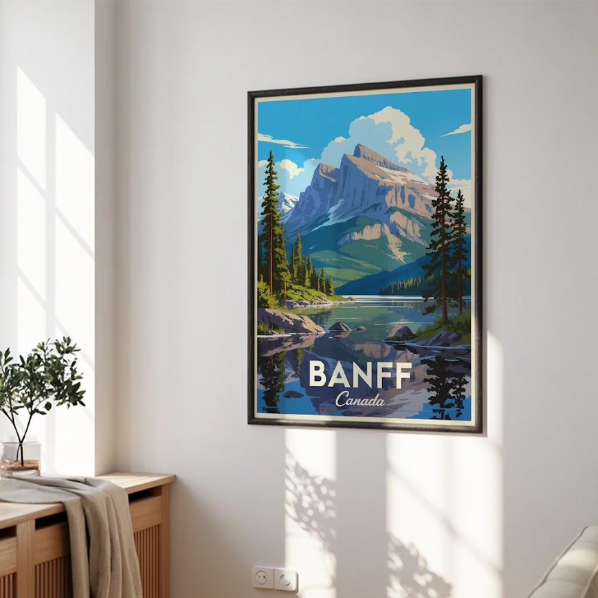Malen nach Zahlen - Banff, Kanada