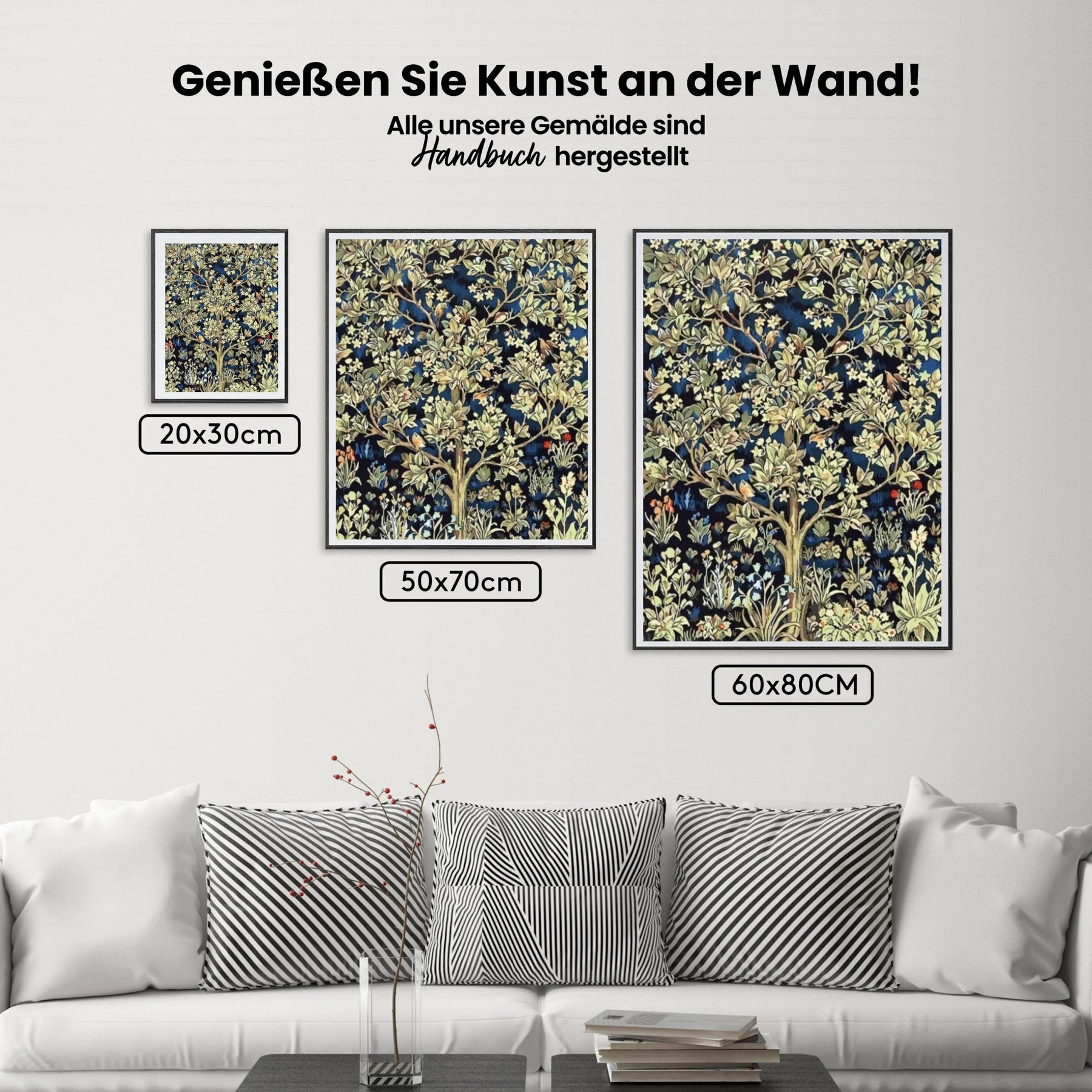 Malen nach Zahlen - Baum des Lebens - William Morris