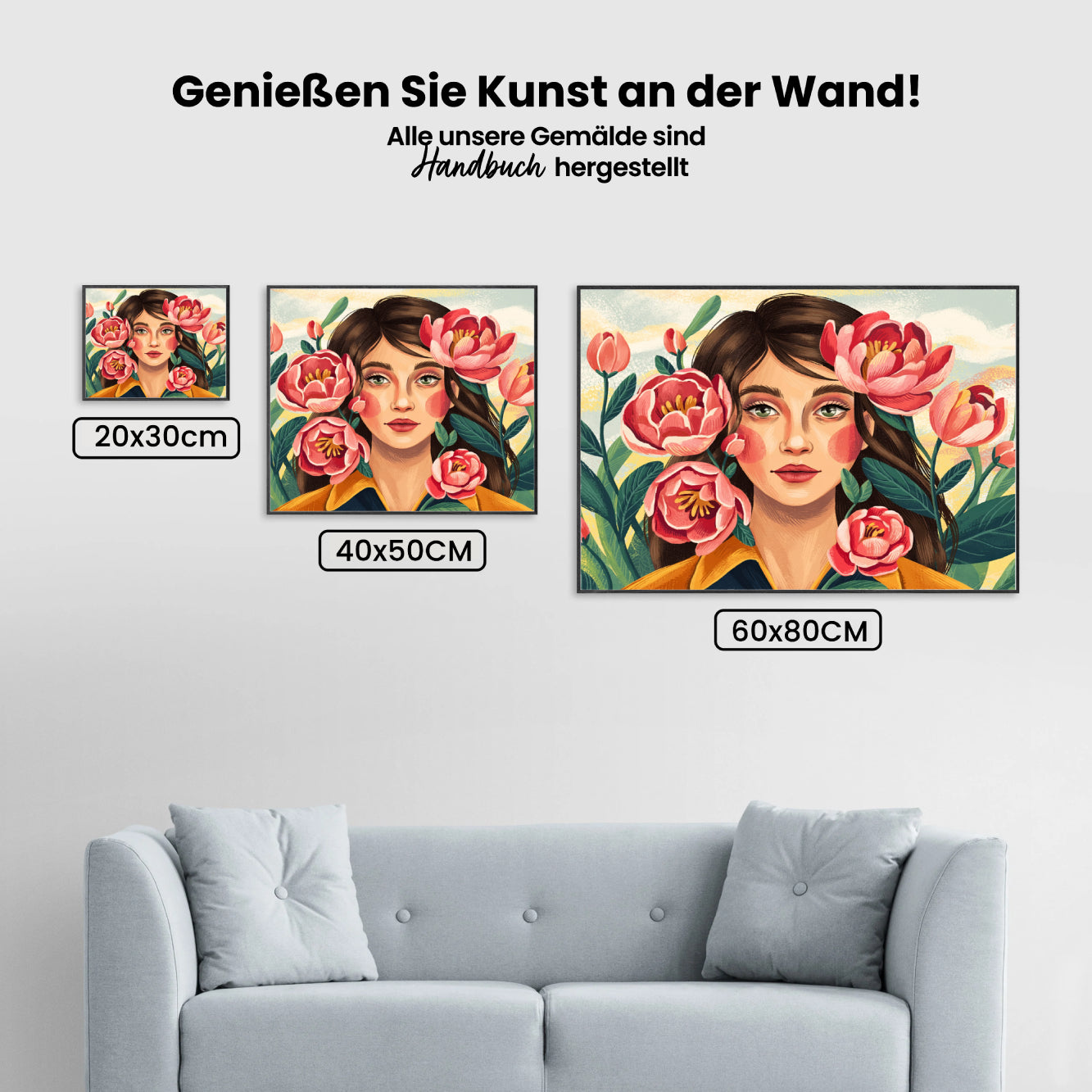 Malen nach Zahlen - Blühende Schönheit
