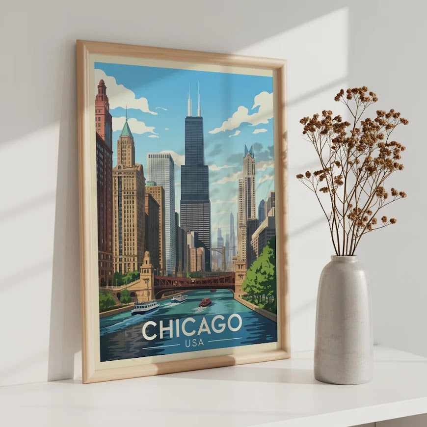 Malen nach Zahlen - Chicago, USA