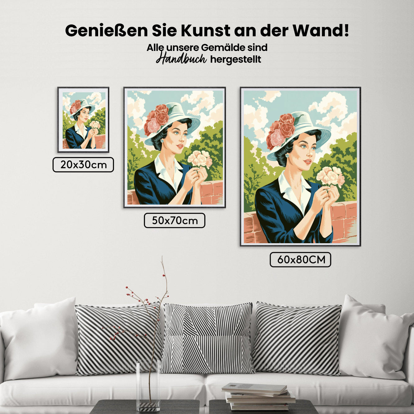 Malen nach Zahlen - Der Blumenbewunderer