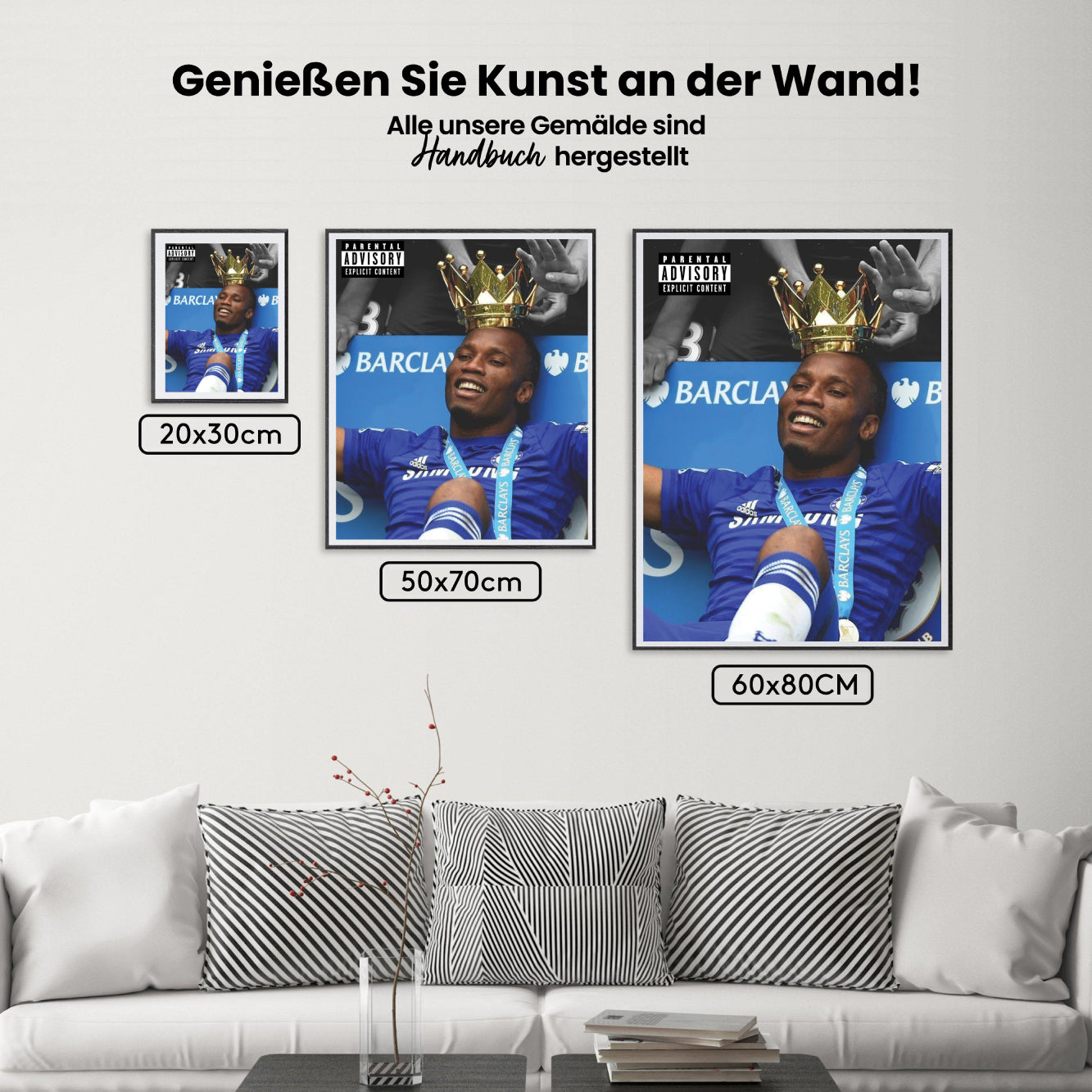 Malen nach Zahlen - Didier Drogba