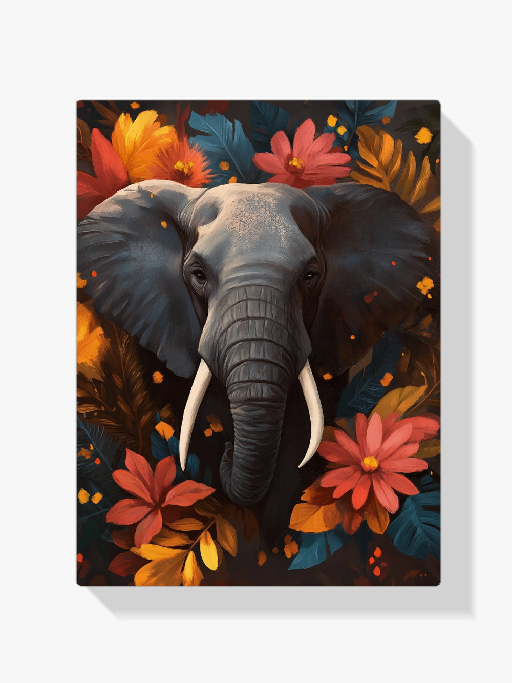 Malen nach Zahlen - Elefantenblüten