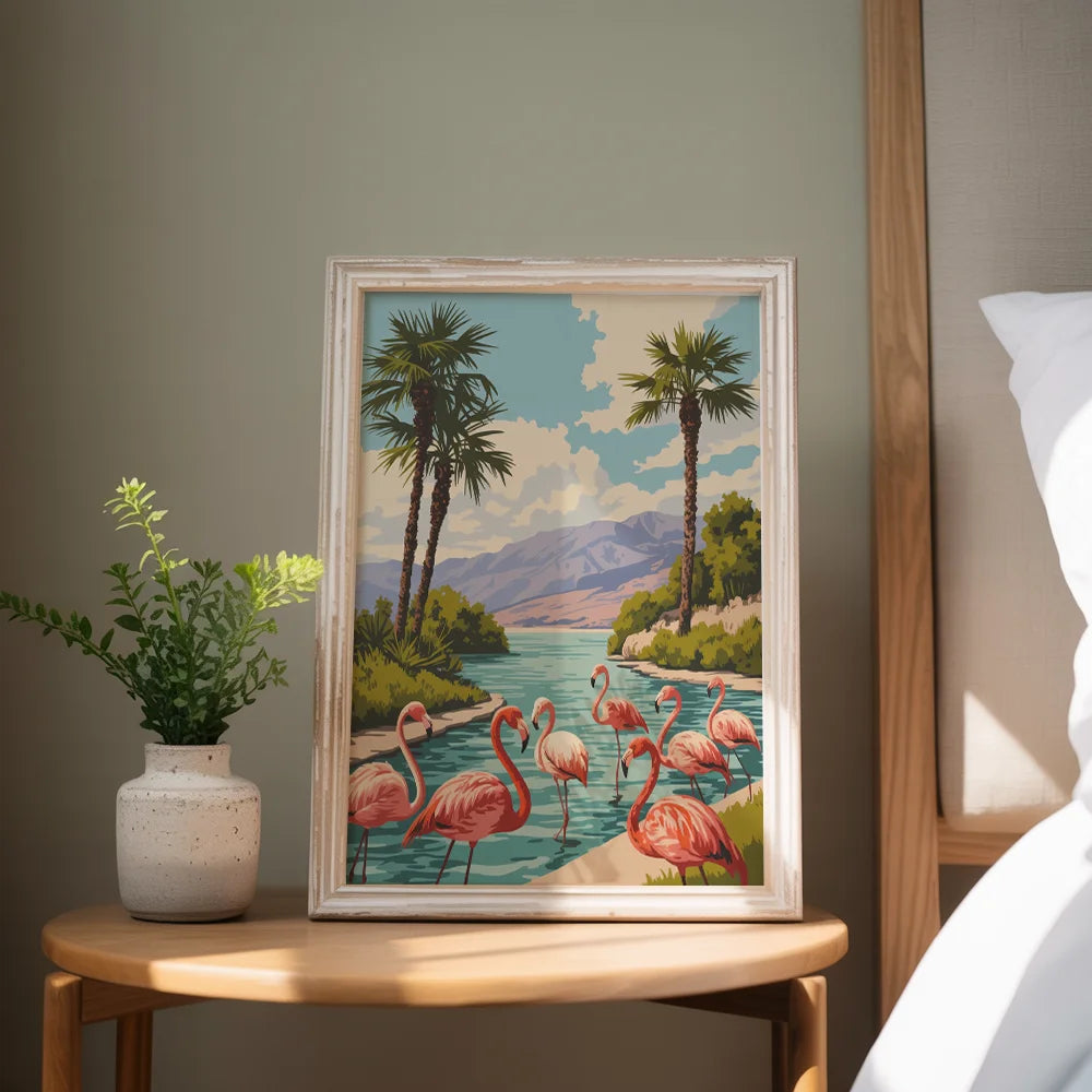 Malen nach Zahlen - Flamingo-Fiesta