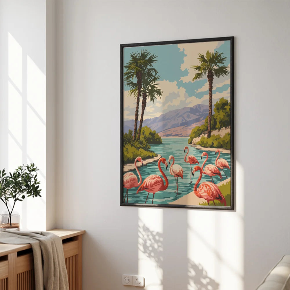 Malen nach Zahlen - Flamingo-Fiesta
