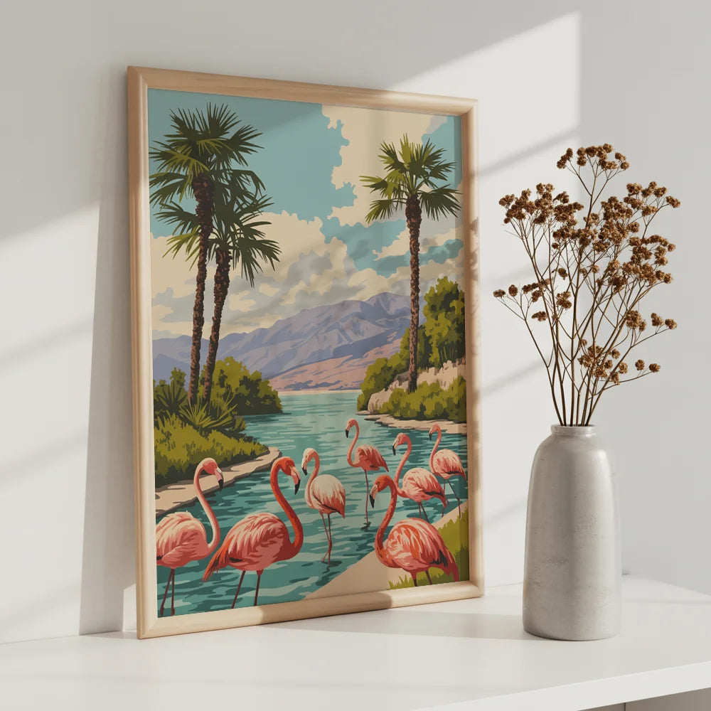Malen nach Zahlen - Flamingo-Fiesta