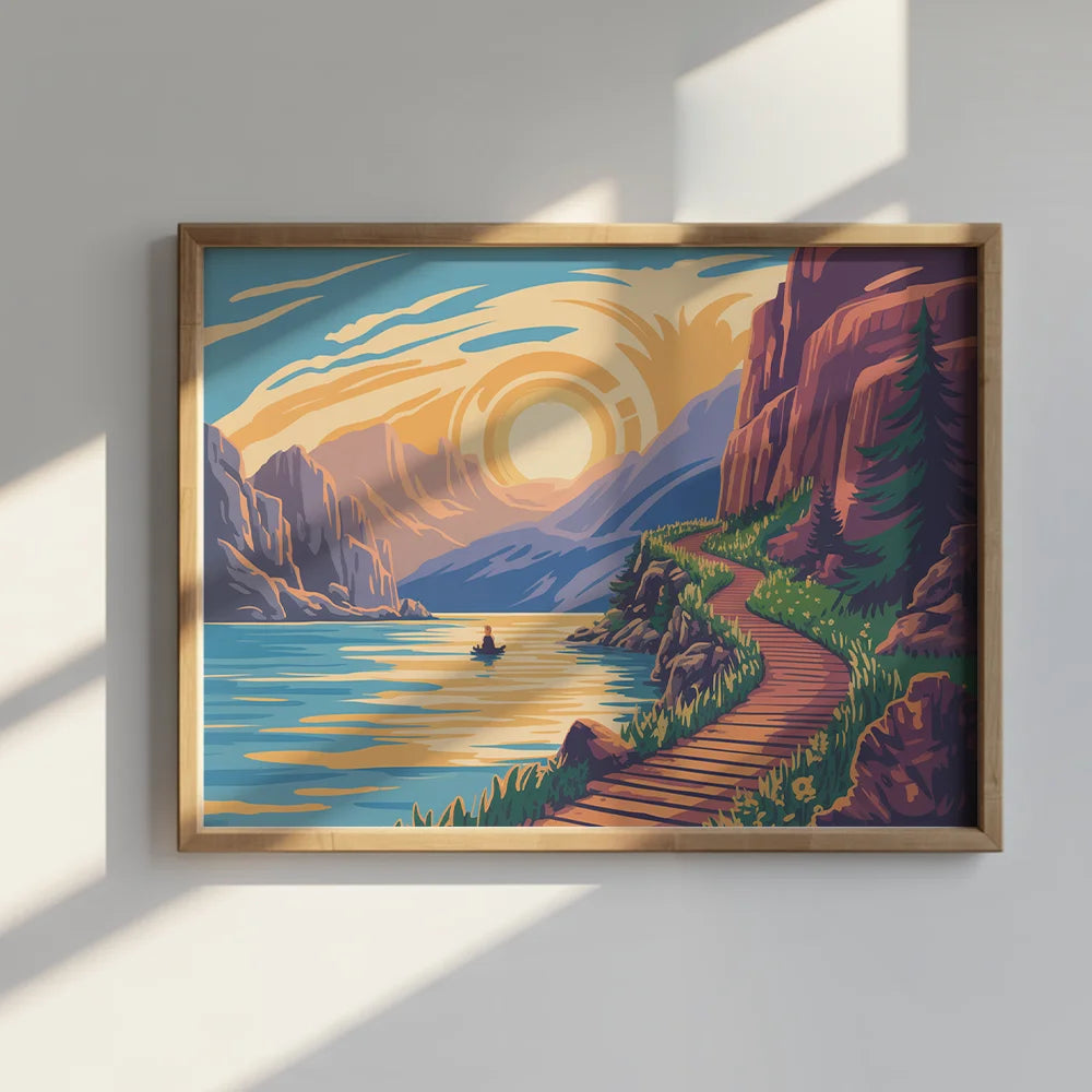 Malen nach Zahlen - Goldener Pfad