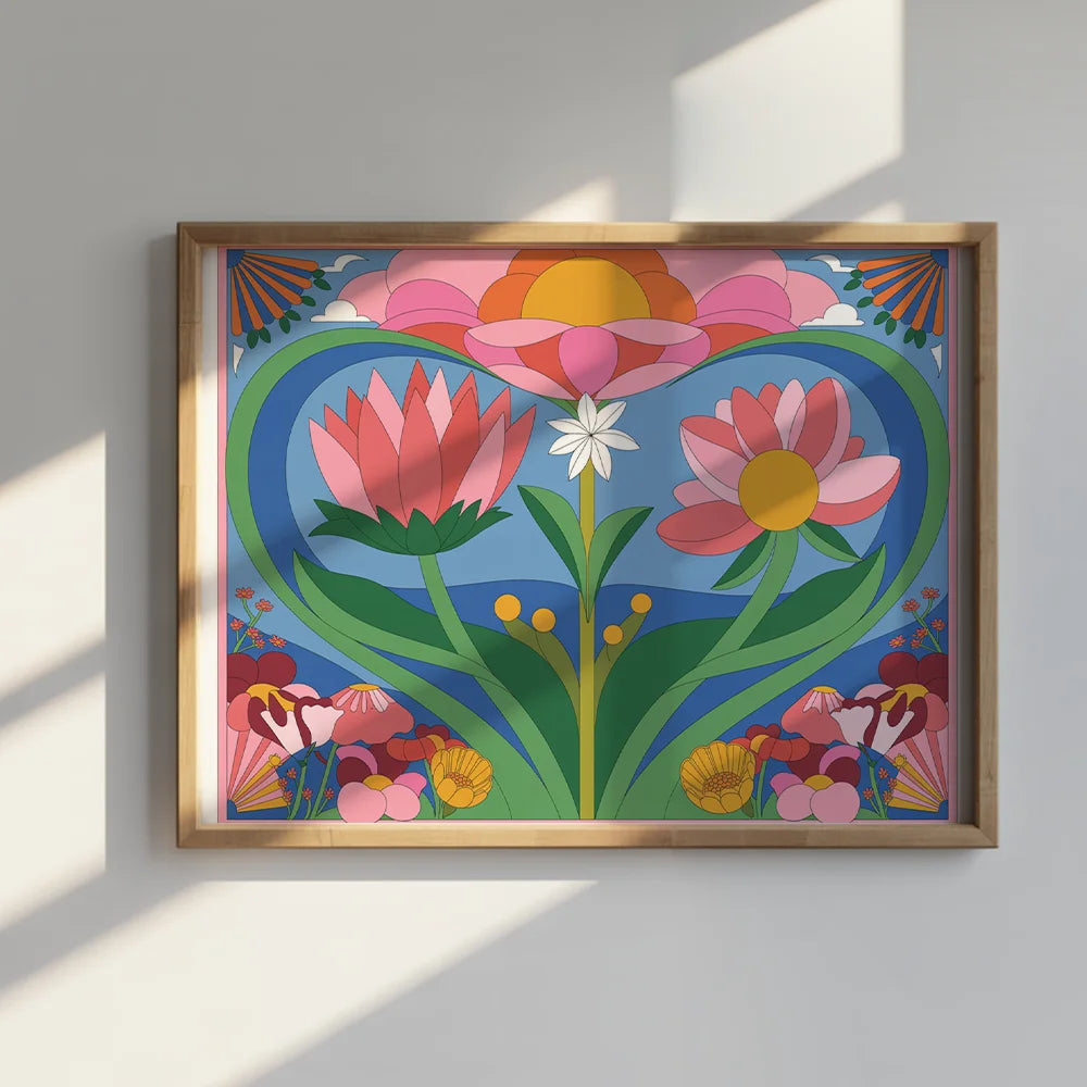 Malen nach Zahlen – Innere Blüte des Friedens-4